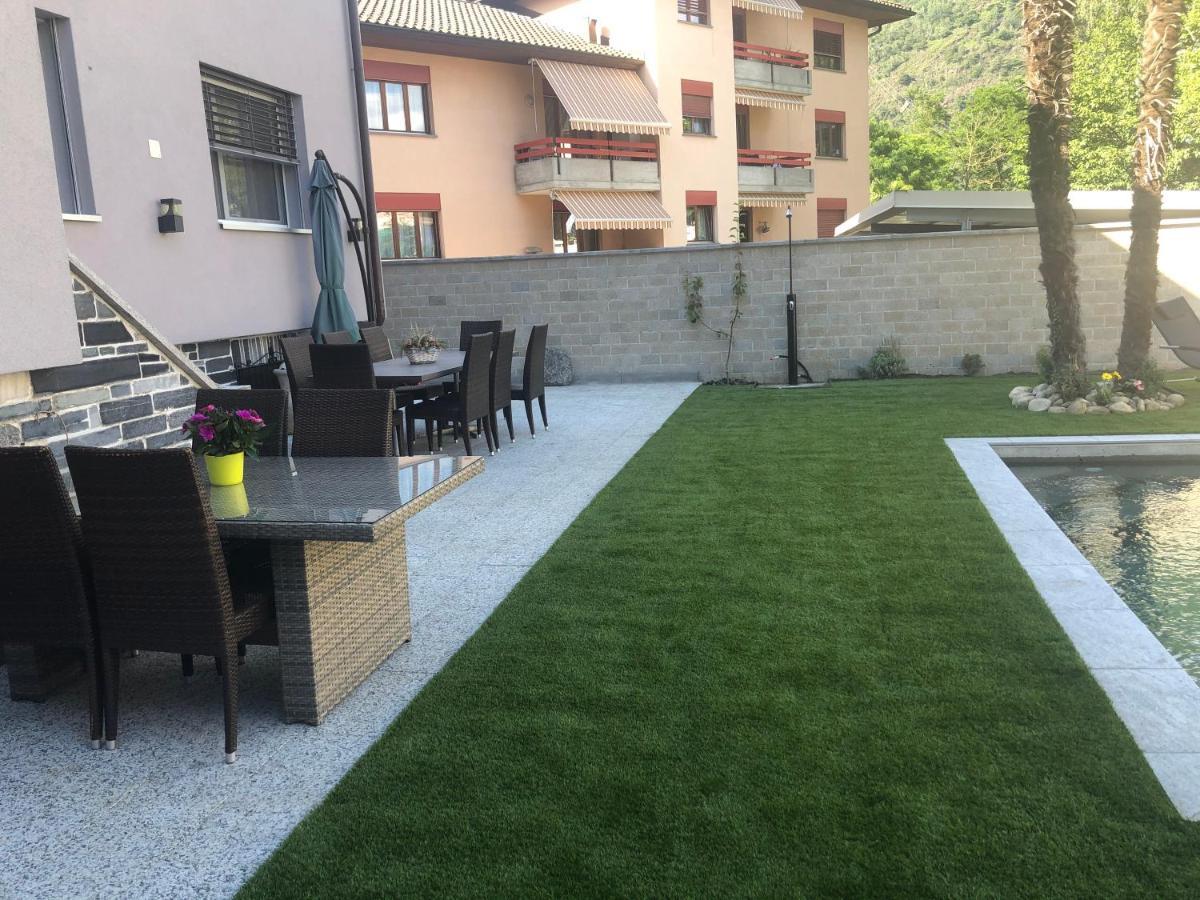 Apartmán Miranda, Modern Duplex, Garden, Swimming Pool, Parking Losone Exteriér fotografie