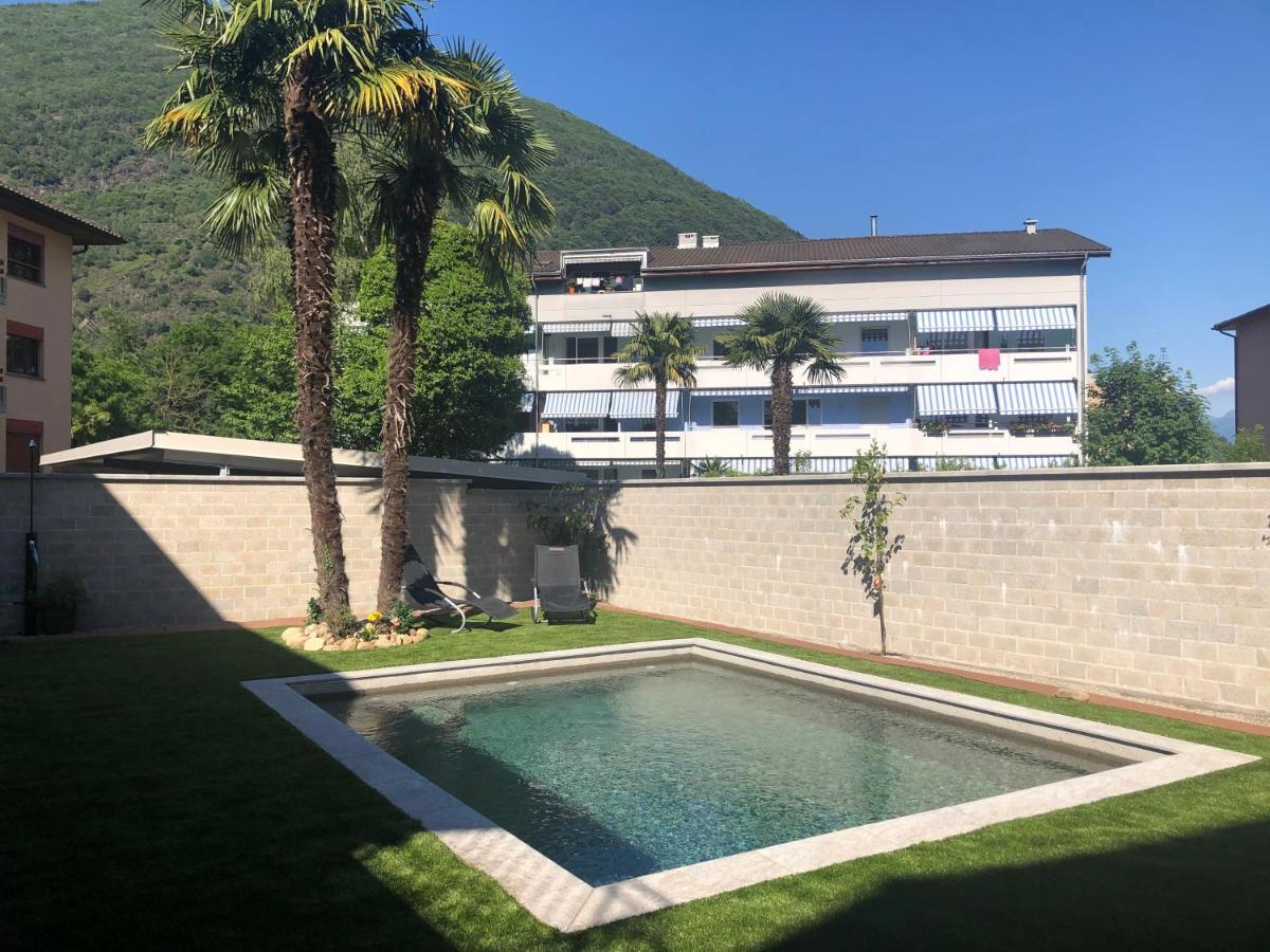 Apartmán Miranda, Modern Duplex, Garden, Swimming Pool, Parking Losone Exteriér fotografie