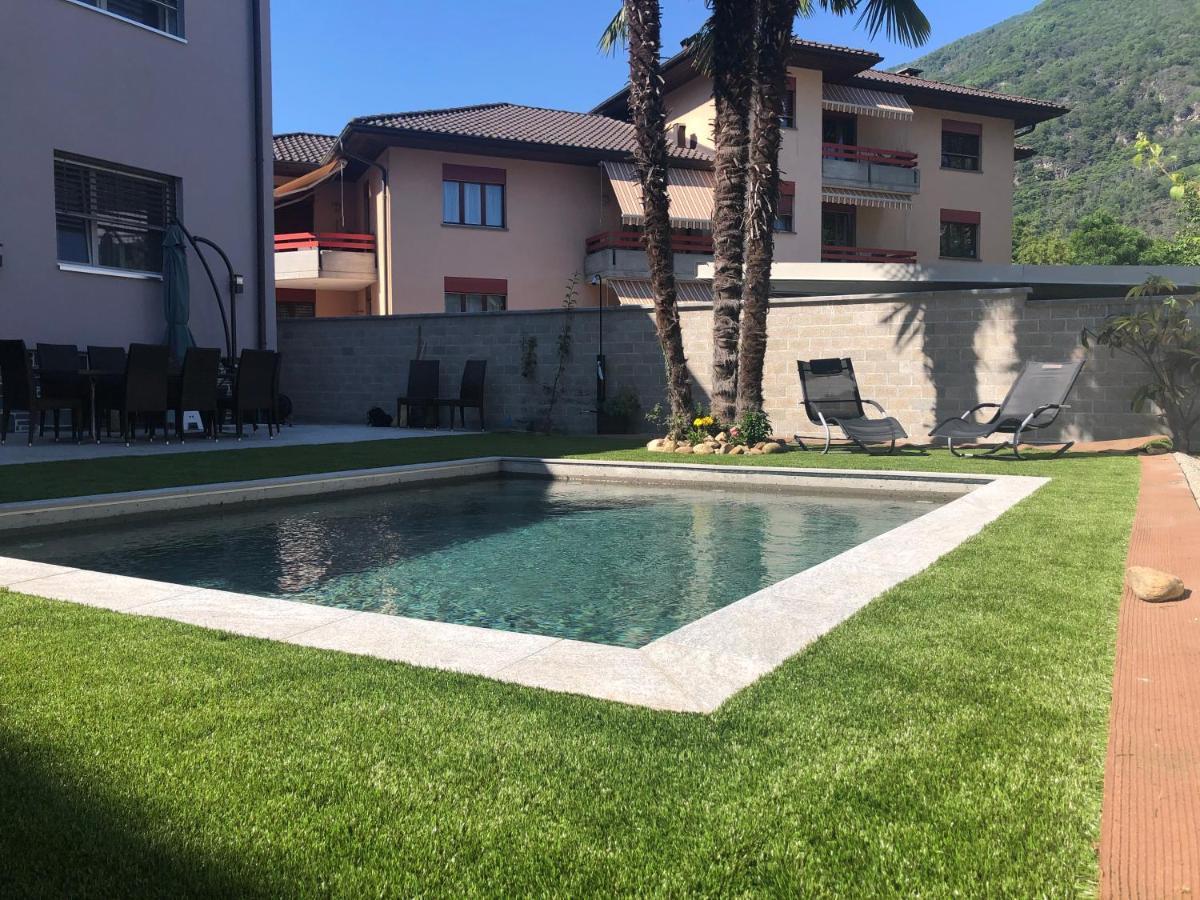 Apartmán Miranda, Modern Duplex, Garden, Swimming Pool, Parking Losone Exteriér fotografie